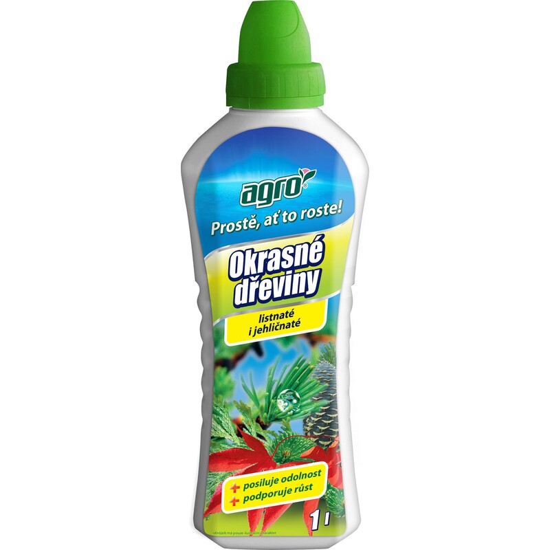Kapalné hnojivo AGRO  Okrasné dřeviny 1 l
