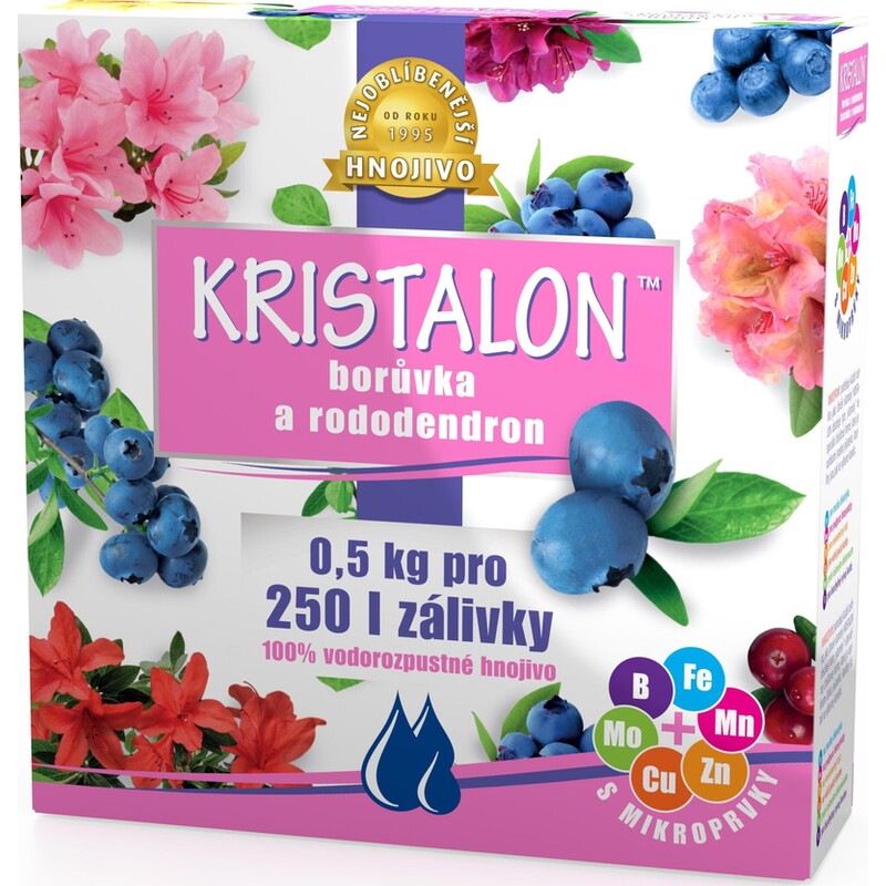 Kristalon  BORŮVKY RODODENDRONY - 0,5 kg