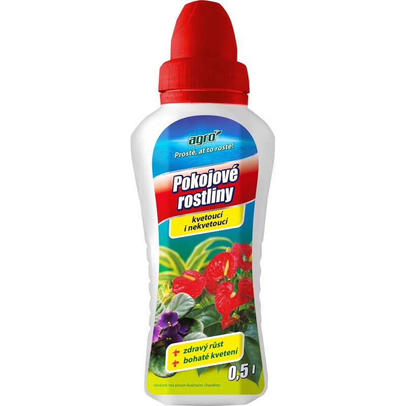 Kapalné hnojivo AGRO  Pokojové rostliny 0,5 l