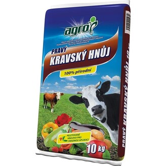 Kravský hnůj 10kg granulovaný
