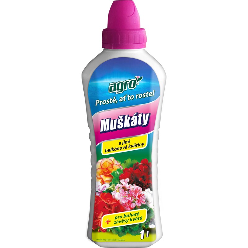 Kapalné hnojivo AGRO  MUŠKÁTY 1 l   NEW
