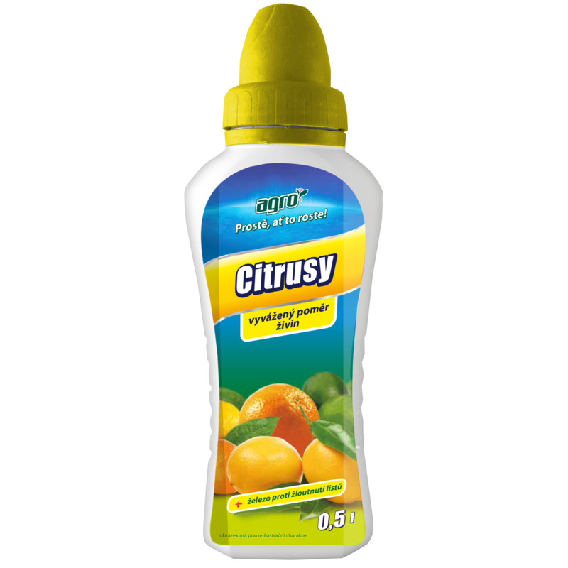 Kapalné hnojivo AGRO Citrusy 0,5l