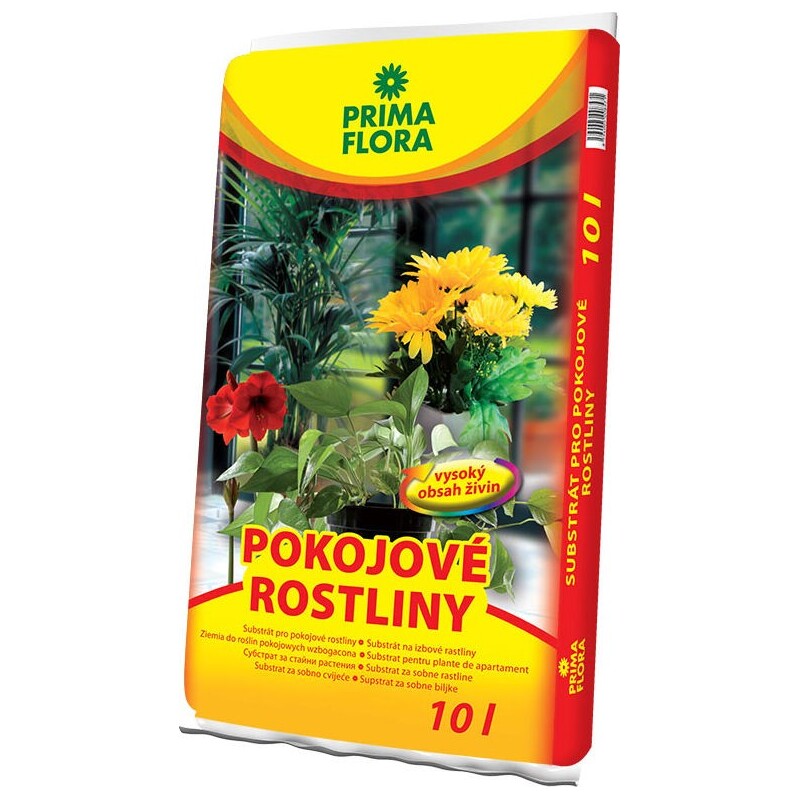 Substrát PRIMAFLORA Pokojové rostiny  10 l