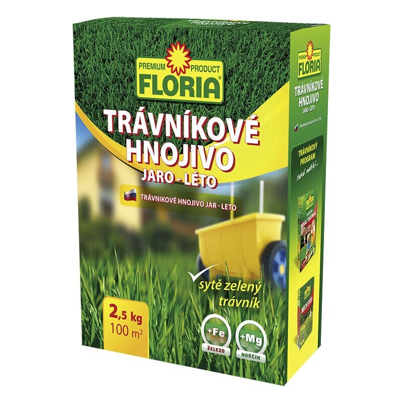 Trávníkové hnojivo FLORIA  - JARO/LÉTO  2,5 kg