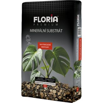 Substrát FLORIA MINERÁLNÍ na pokojové rostliny 5l