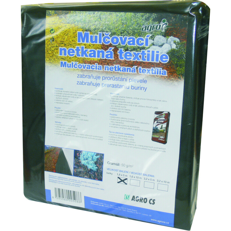 NETK. TEXTILIE černá AB 50g/m2 - 3,2X10