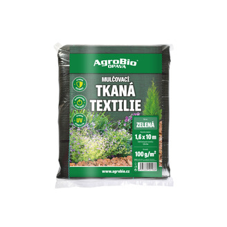 Tkaná AGROBIO textilie 1,6x10 m zelená