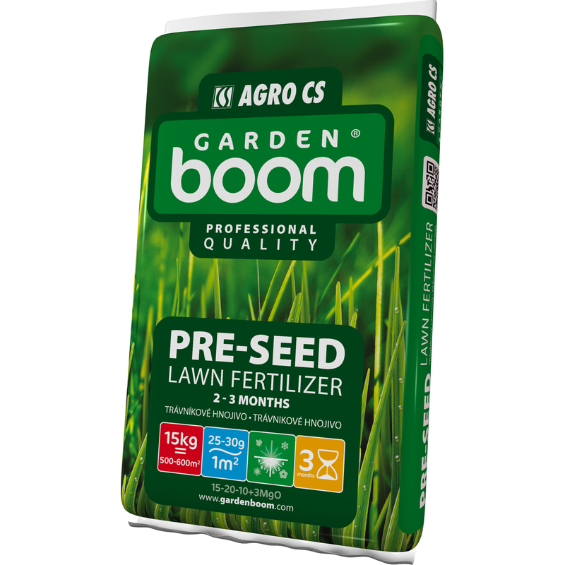 Trávníkové hnojivo GARDEN BOOM - Pre-Seed 15 kg