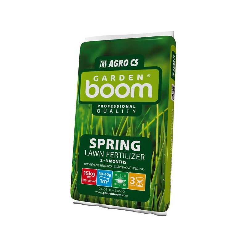 Trávníkové hnojivo GARDEN BOOM - Spring 15 kg