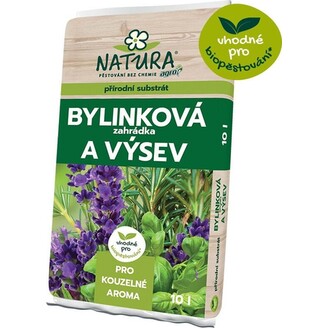 Substrát NATURA bylinková zahrádka - 10 l
