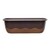 Truhlík MARETA 60 cm - čoko/bronz