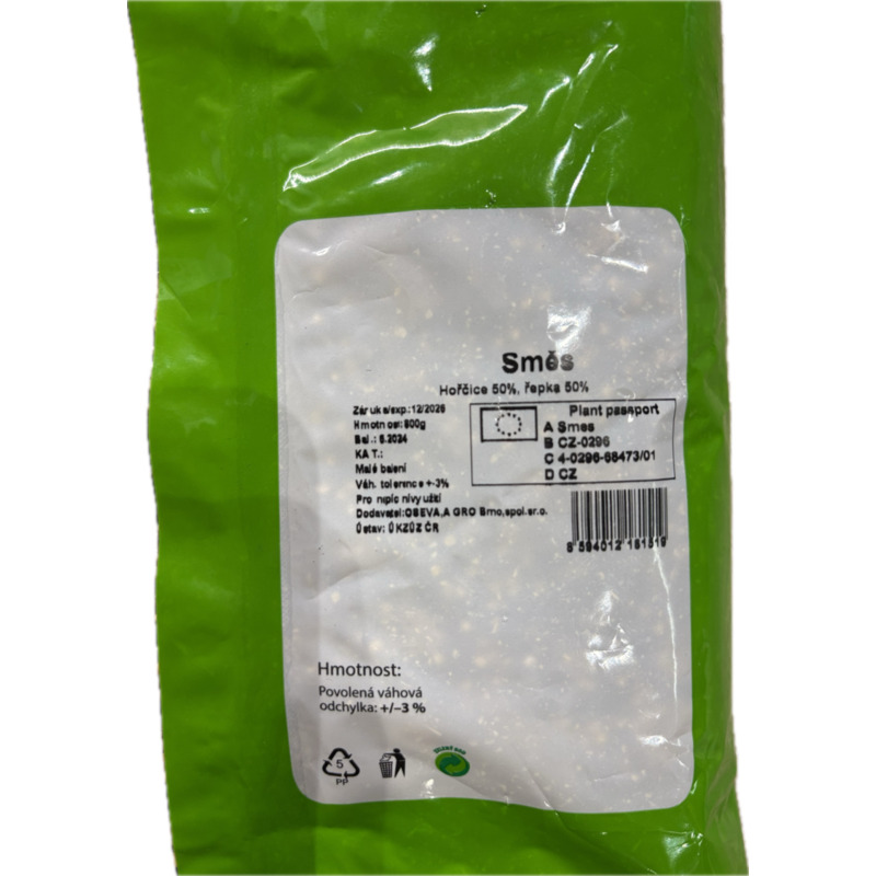 Směs hořčice + řepka 800g