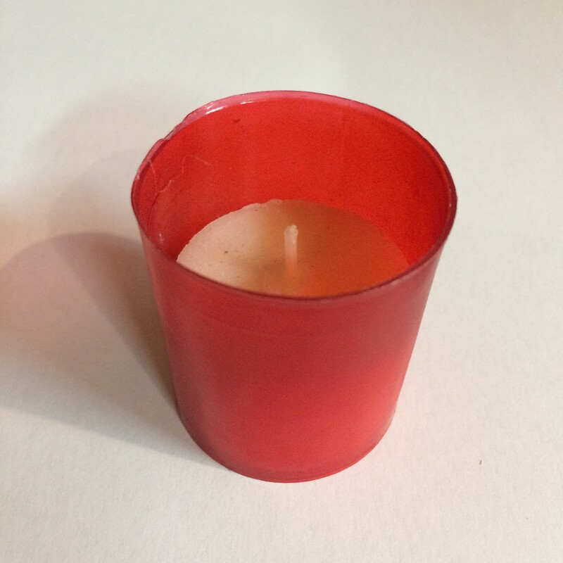 Svíčka  W1 červená  30 g - 10 ks