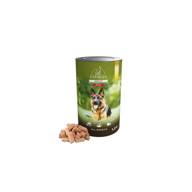 Krmivo Energys pro psy Hovězí konzerva 1,24kg
