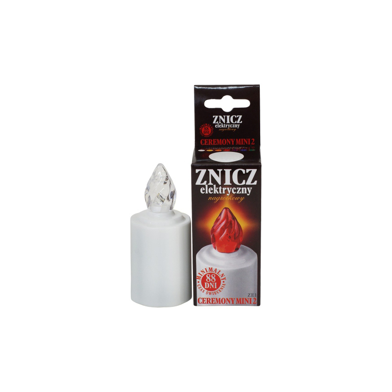 Svíčka CEREMONY elektrická ZE1 mini  2xR6 AA