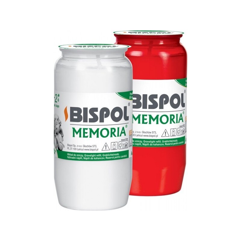 Svíčka olejová W02 BISPOL 105g červená