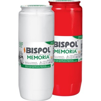 Svíčka olejová W04 BISPOL 235g bílá